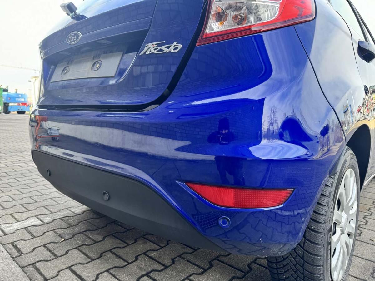 Ford Fiesta JA8 original Sto&szlig;stange Stossf&auml;nger hinten Indic Blau Metallic Bj.2016
